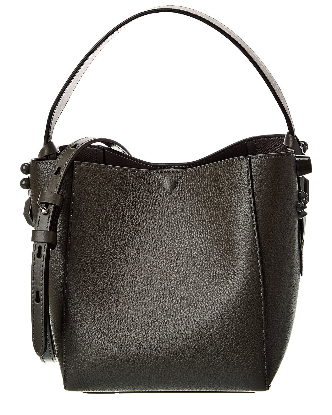 Cabachic Mini Leather Bucket Bag | Gilt & Gilt City
