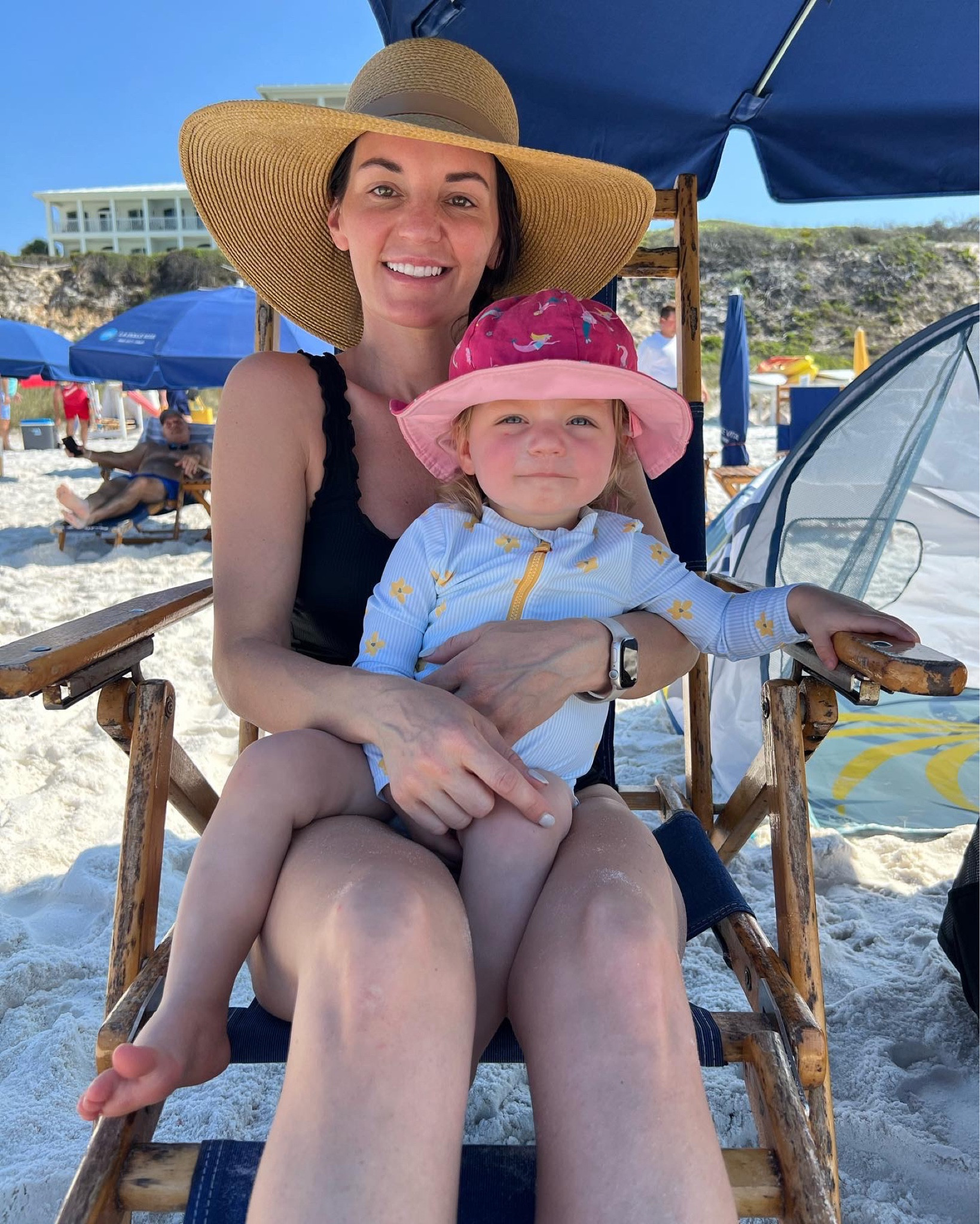 Making memories at the beach ☀️ 
Toddler swimsuit, bikini, target style, hat, sun hat, vacation, vacay, travel, baby 

#LTKswim #LTKtravel #LTKbaby