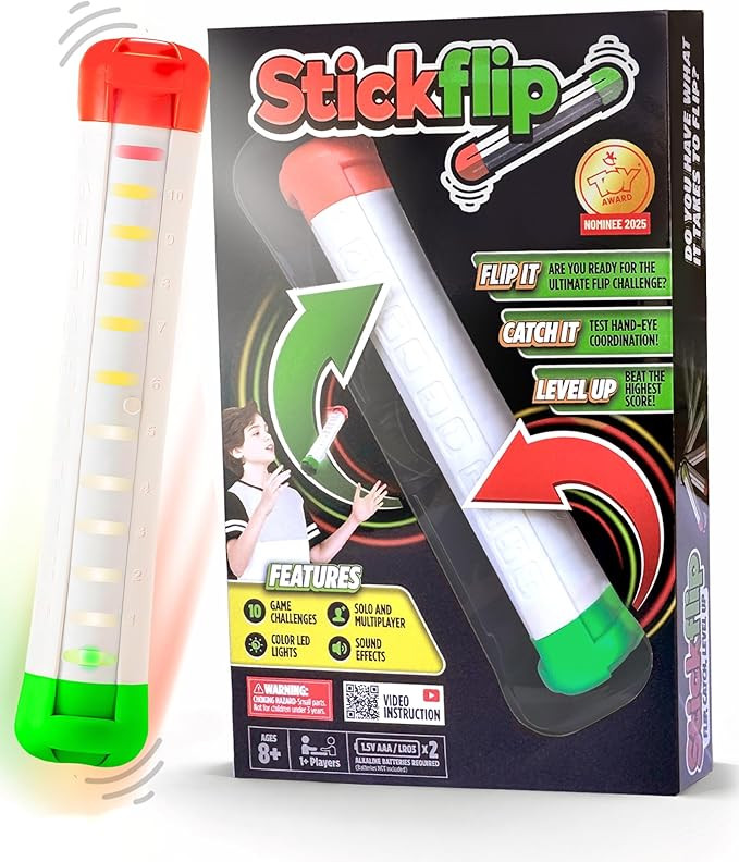 How Many Flips can You Throw? | Electronic Flip Challenge Game | Auto-Counting Skill Toy for Kids... | Amazon (US)