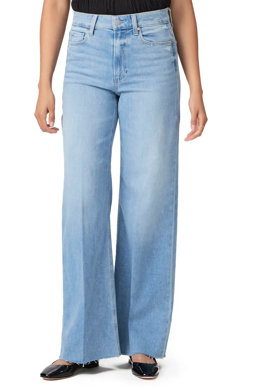 Anessa Raw Hem Wide Leg Jeans | Nordstrom