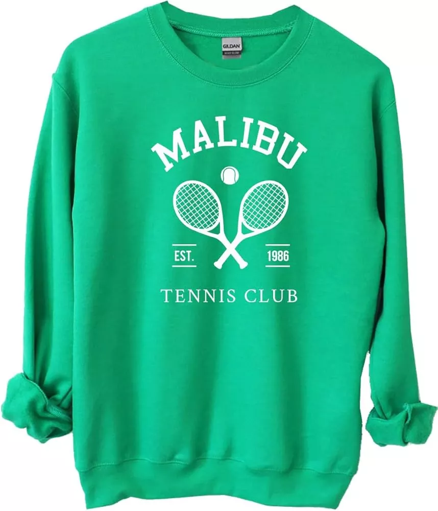 Shop the Preppy Hamptons Tennis Club Sweatshirt