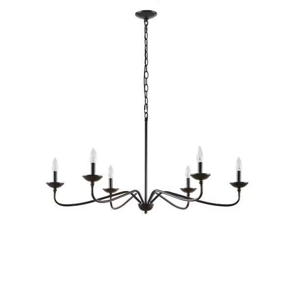 72.5" Brighton Chandelier Matte Black | Target