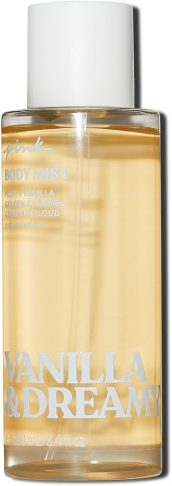 Victoria's Secret PINK Vanilla & Dreamy Body Mist, Notes of Coconut, Vanilla & Caramel, Body Spra... | Amazon (US)