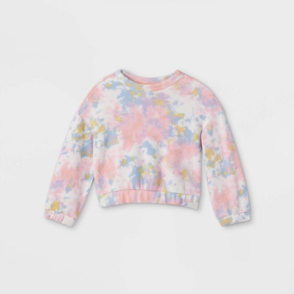 Toddler Girls' Soft Fleece Pullover Sweatshirt - Cat & Jack™ | Target