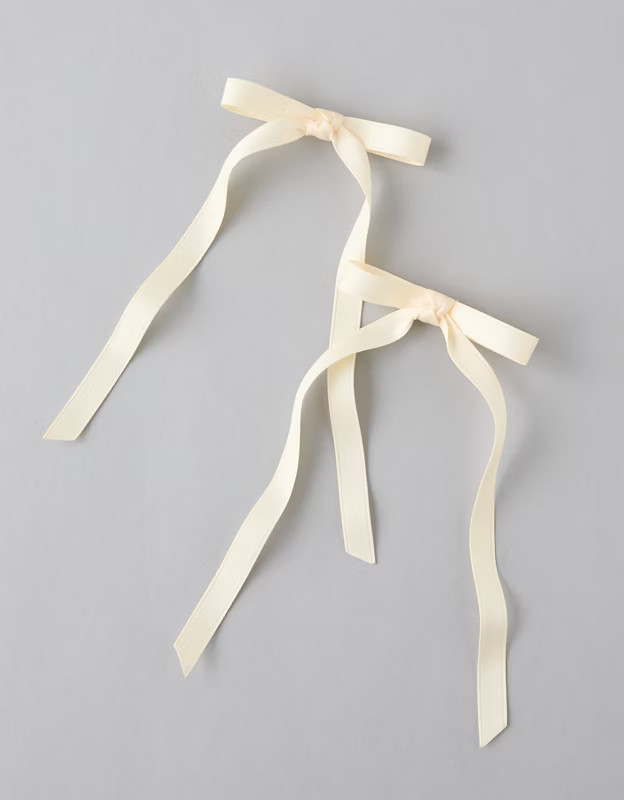 AE Skinny Bow Clips 2-Pack | American Eagle Outfitters (US & CA)