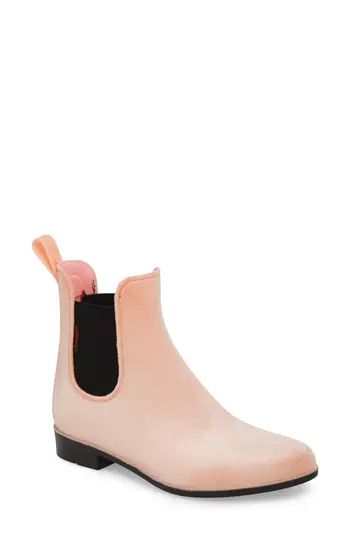Women's Chooka Waterproof Velvet Chelsea Rain Boot, Size 6 M - Pink | Nordstrom
