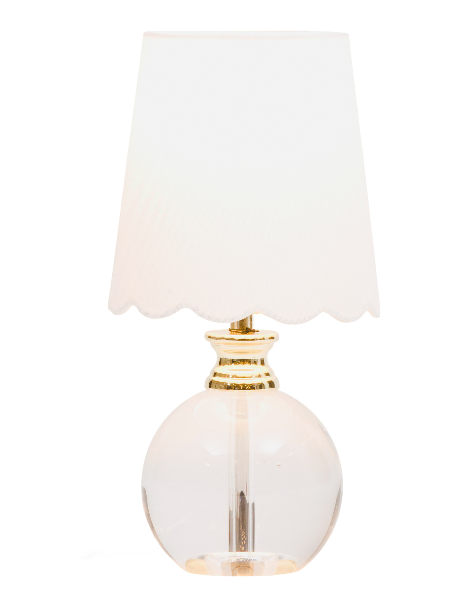 14in Beatrice Pure Crystal Glass Accent Lamp | TJ Maxx