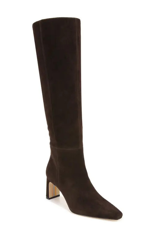Sam Edelman Sylvia Knee High Boot in Chocolate Brown at Nordstrom, Size 9.5 Regular Calf | Nordstrom