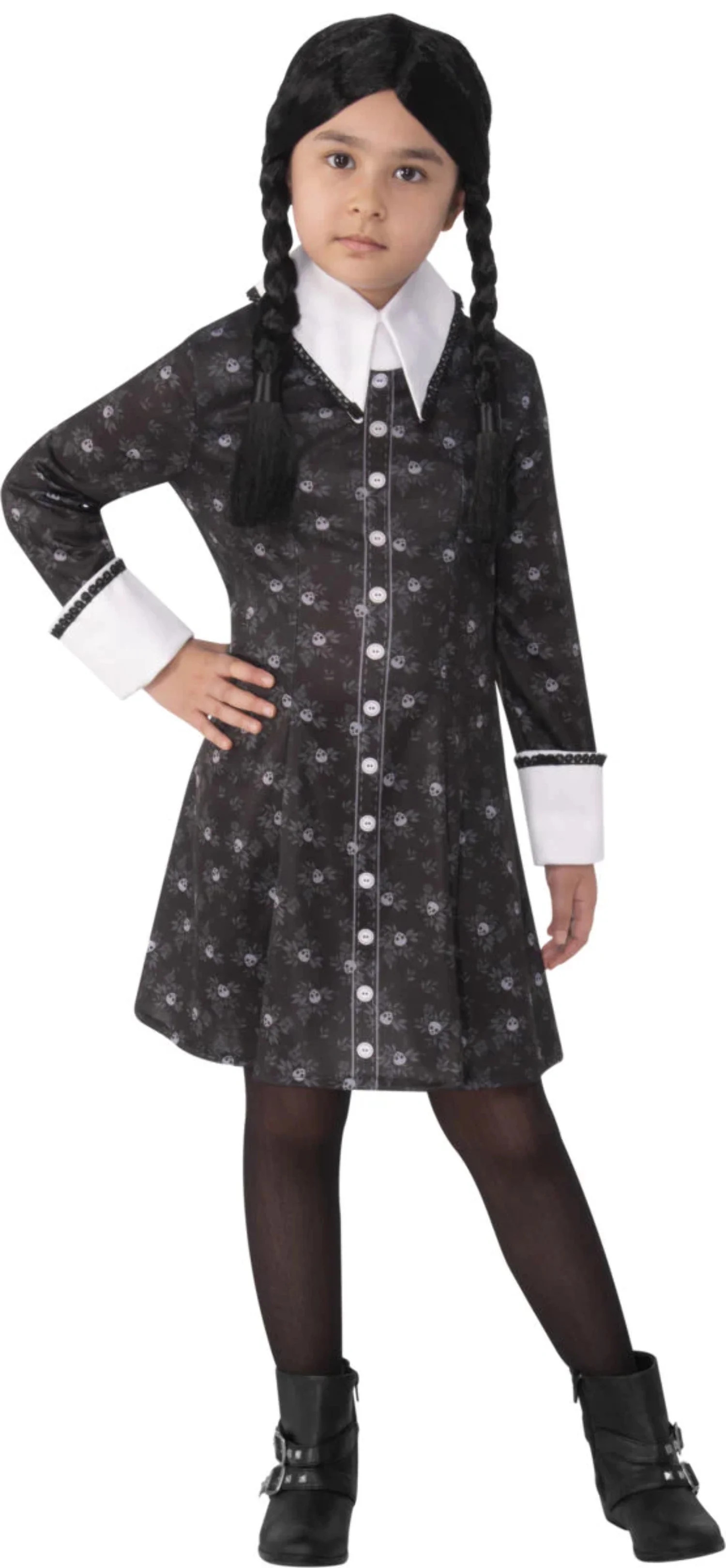 The Addams Family: Wednesday Addams Child Costume | Walmart (US)