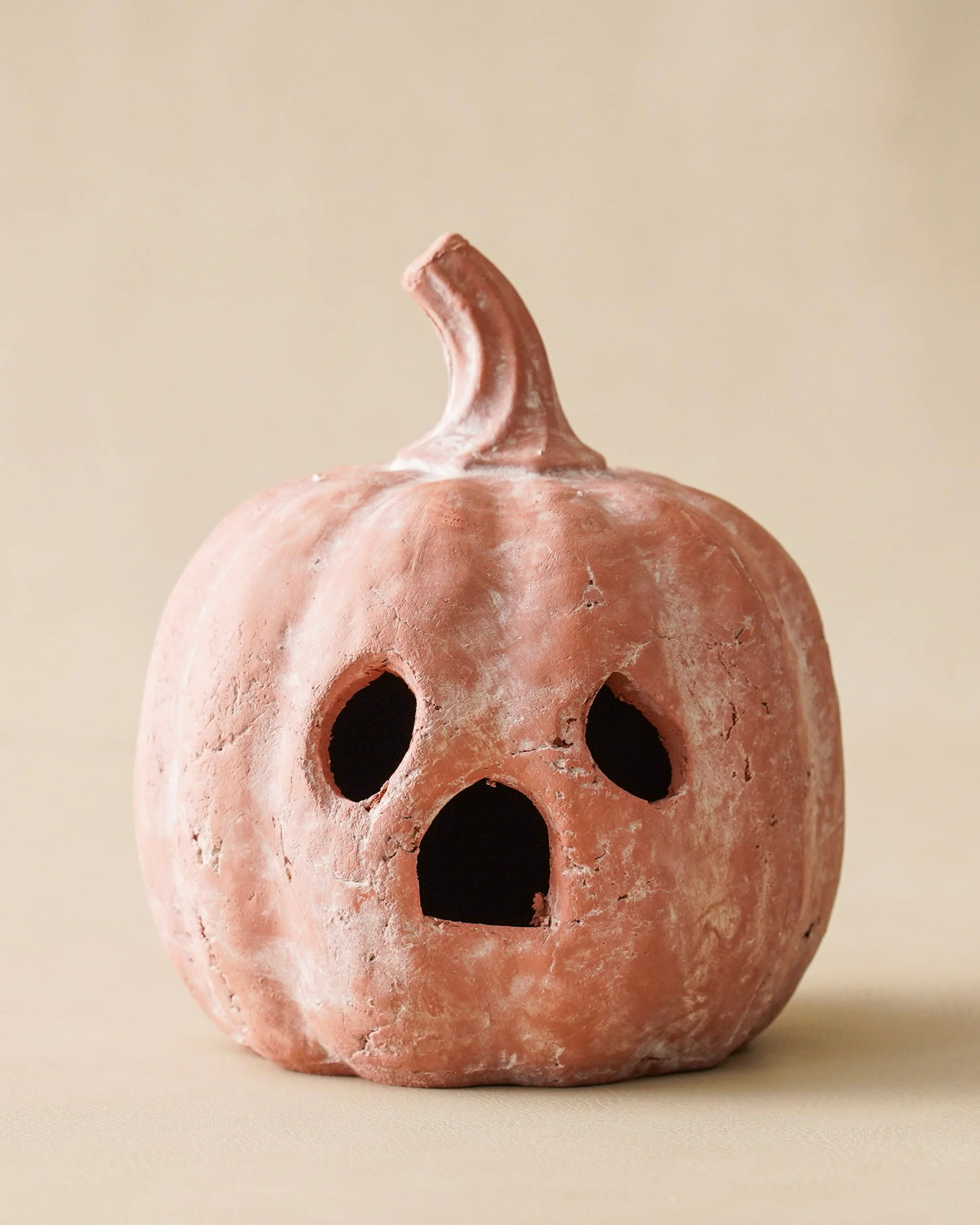 Terracotta Ghost Face Pumpkin | MJHome
