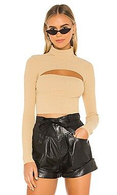 superdown Tasha Cut Out Sweater in Toast from Revolve.com | Revolve Clothing (Global)