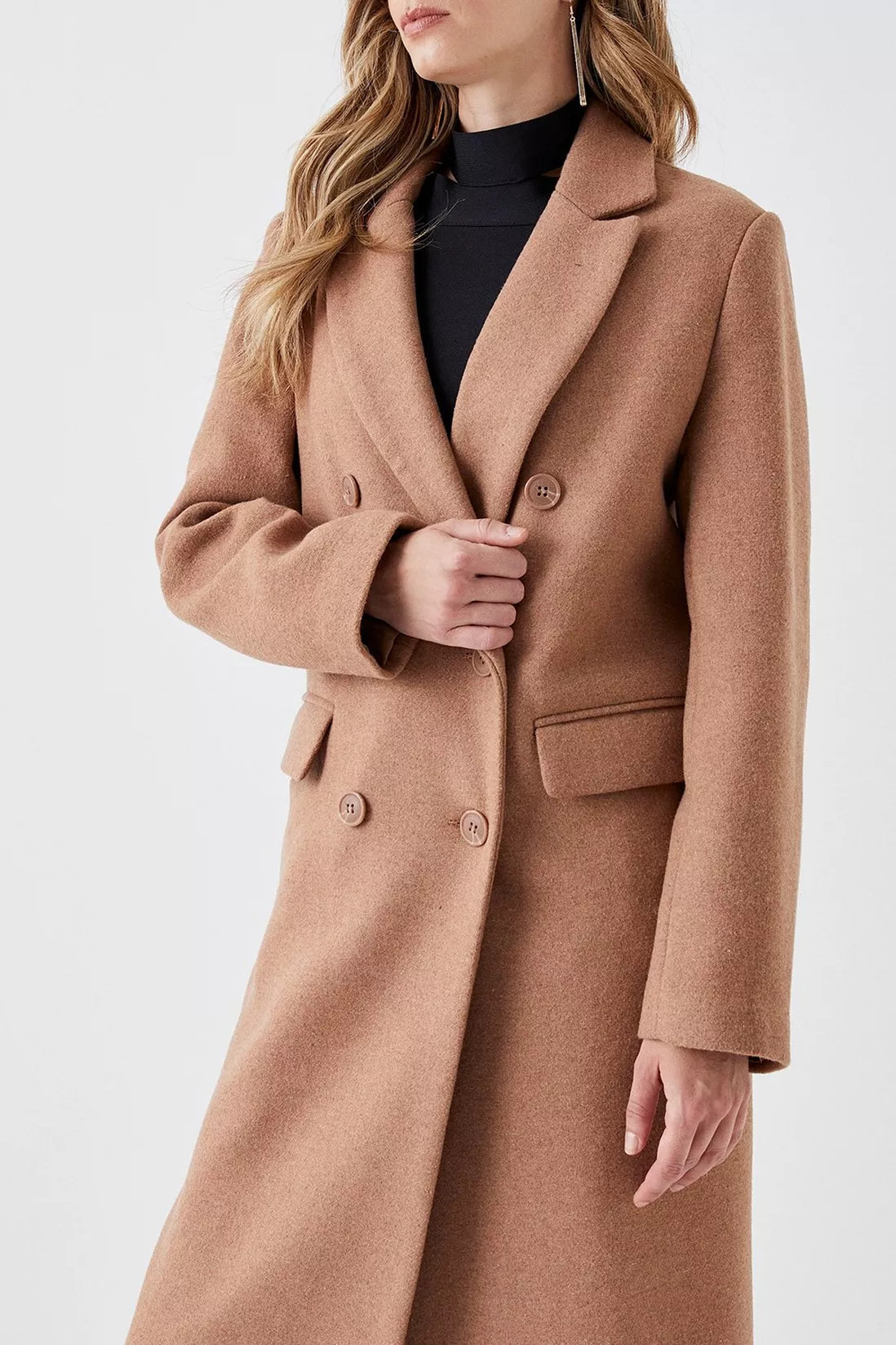 Jackets & Coats | Wool Double Breasted Longline Coat | Coast | Coast UK & IE