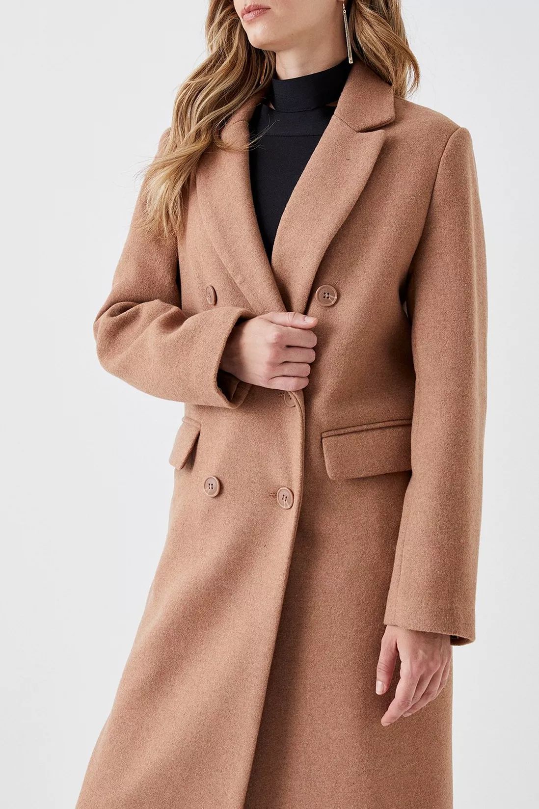 Jackets & Coats | Wool Double Breasted Longline Coat | Coast | Coast UK & IE
