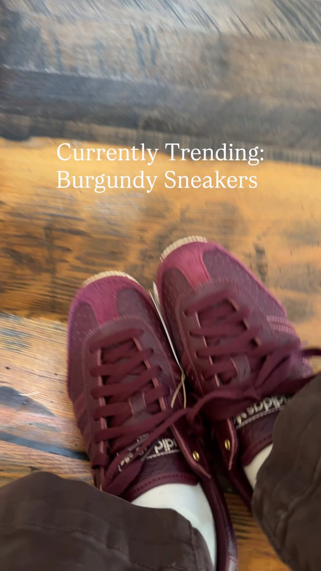 These burgundy sneakers are on sale again at Nordstrom. Burgundy is huge for fall and these are a comfy and casual  way to wear the trend. 💙 Nipa 

#burgundy #sneakers #Adidas #falloutfits #fallfashion

#LTKOver40 #LTKSeasonal #LTKSaleAlert