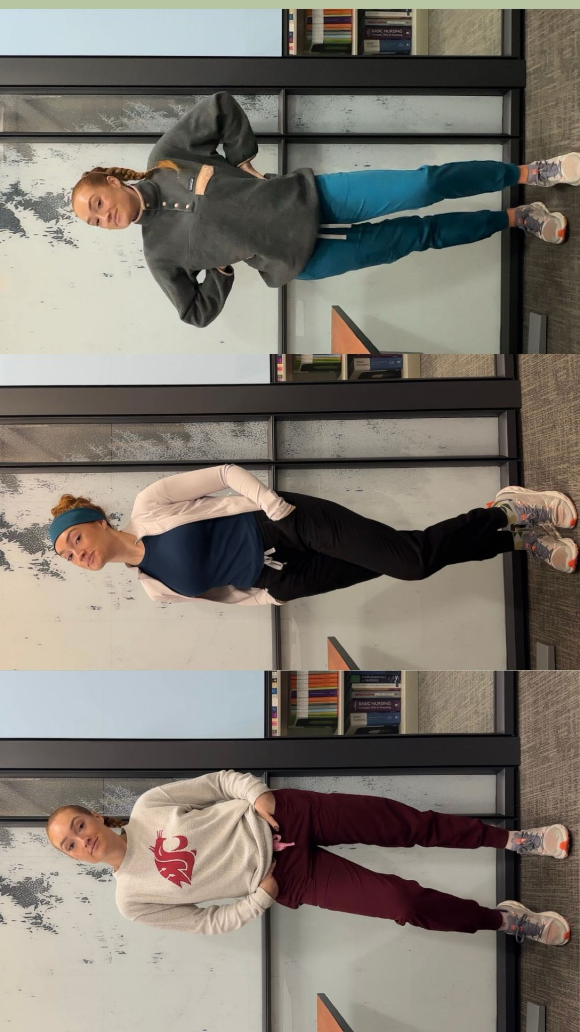 Week of work fits as a nurse lab preceptor ⚕️🩺 I fear the OnClouds may be better than the Hokas 😱 Figs in XS per usual and Coug sweatshirt is an oldie but a goodie 

#LTKStyleTip #LTKWorkwear #LTKFindsUnder100