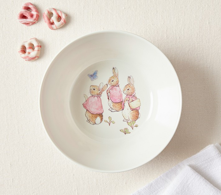 Peter Rabbit™ Flopsy™ Bunnies Bowl | Pottery Barn Kids