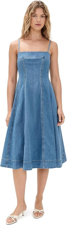 PAIGE Women's Pippa Midi Dress | Amazon (US)
