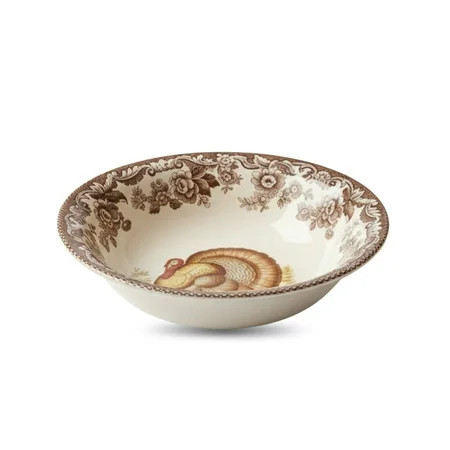 Spode Woodland Ascot Cereal Bowl, 8 Inch Perfect for Thanksgiving, Made in England from Fine Earthenware, Turkey | Walmart (US)