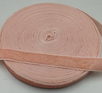 10 Yards Velvet Ribbon Spool (Light Pink, 5/8") | Amazon (US)
