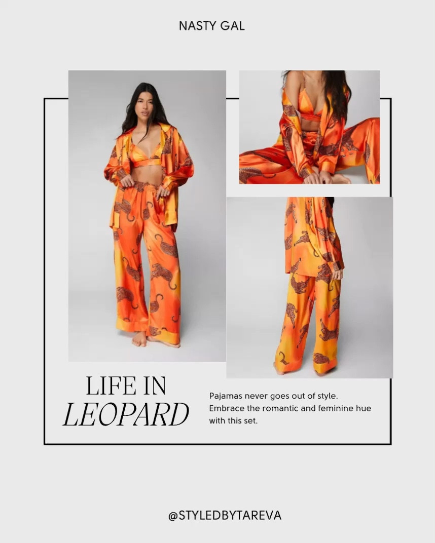 Wild Thing. Purchased this for an upcoming pajama party. Wanted sexy but chic. Can’t wait to show you all. Stay tuned! 🐆 

#LTKsalealert #LTKstyletip #LTKVideo