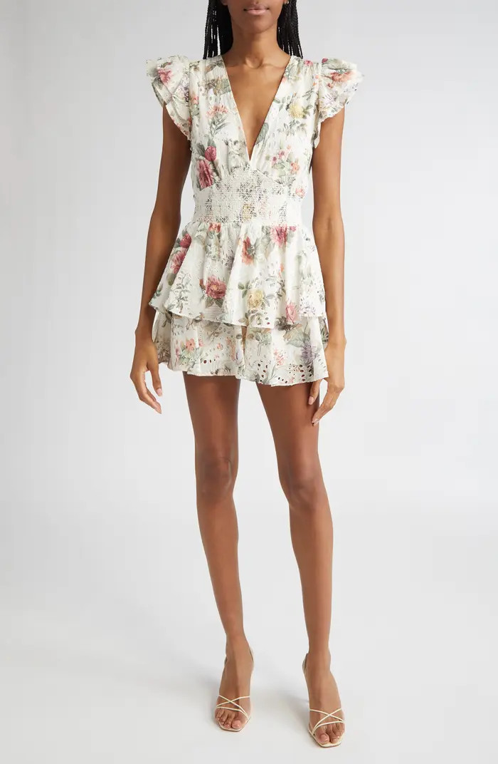 Kessie Tiered Ruffle Romper | Nordstrom Rack