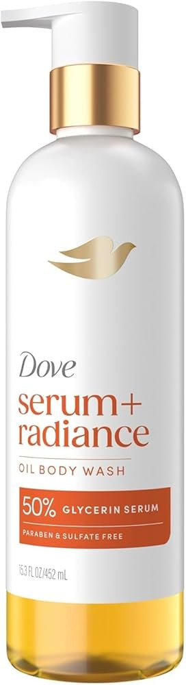 Dove Serum+ Shower Oil Body Wash with Jojoba & Monoi Flower Oils, Radiance Hydrating Cleanser, 15... | Amazon (US)