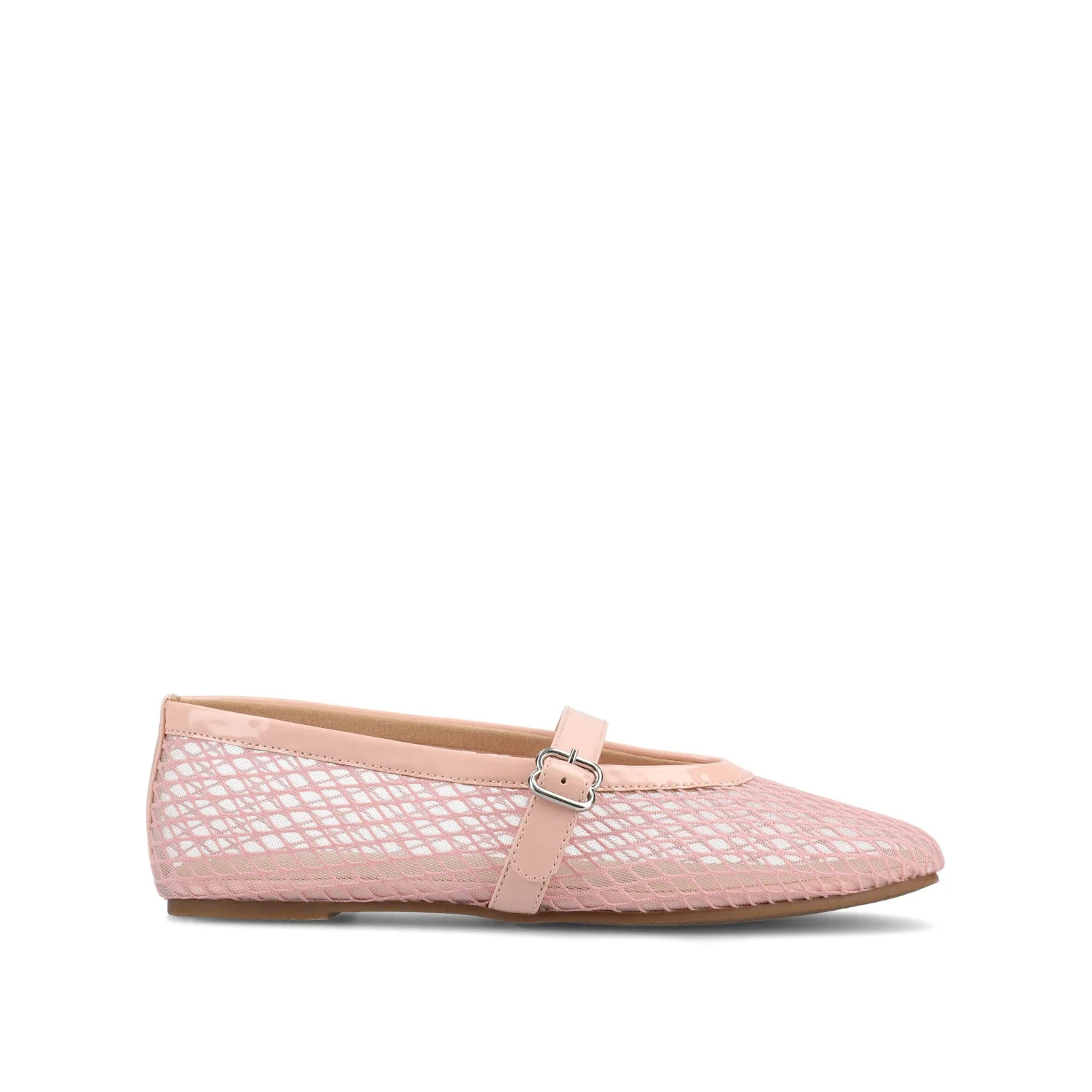 CASHA MARY JANE FLATS IN MESH - Pink Mesh | Journee Collection