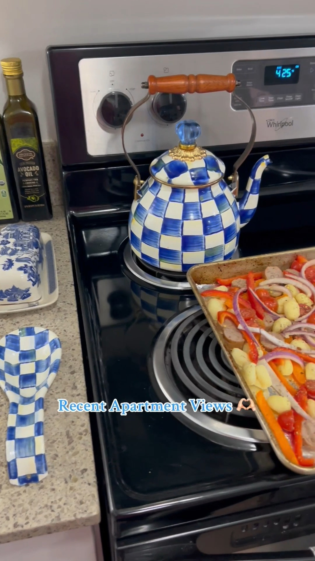 Making our apartment a cozy home 🫶🏻 linking my MacKenzie-Childs kitchen pieces and our new bar cabinet!  

#LTKHome