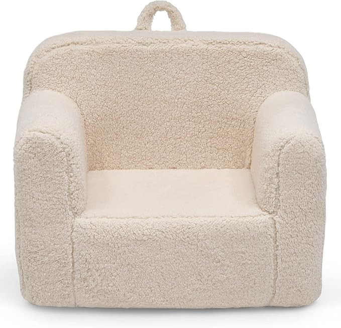 Delta Children Cozee Sherpa Chair, Cream | Amazon (US)