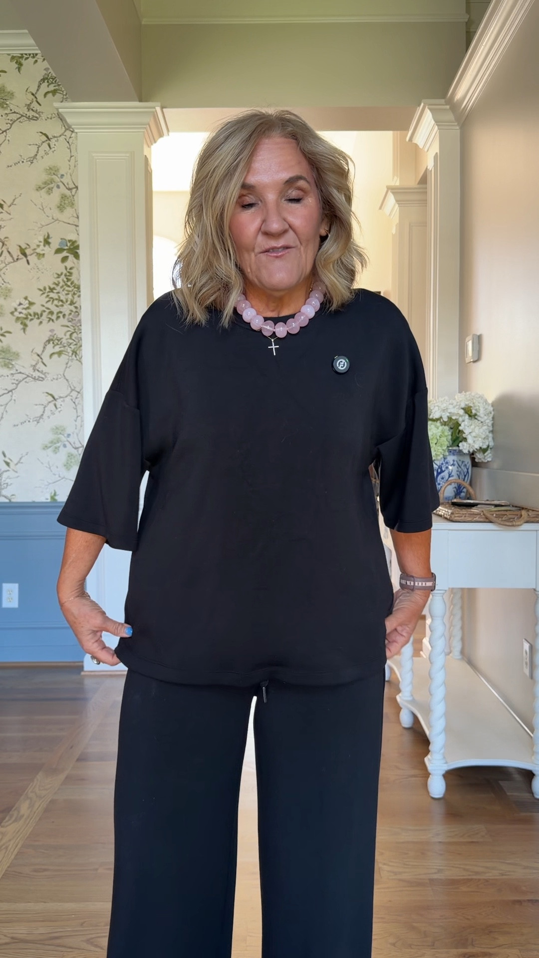 Spanx LTK sale 20% off sitewide 3/12-3/15
Use code LTKSPANX

I wear a medium petite in bottoms and a medium in tops unless noted below
The wide leg pants with drawstring I like the larger size, a large petite. 

The very black and timeless navy are classic colors  

#LTKSpringSale #LTKOver40 #LTKTravel