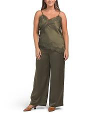 2pc Satin Lace Top And Pants Set | Juniors | TJ Maxx | TJ Maxx