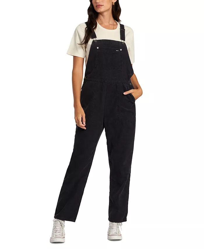 Juniors' Succession High-Waist Corduroy Overalls | Macy's