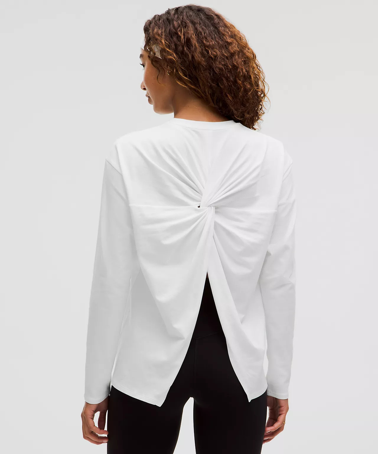 Twist-Back Relaxed-Fit Long-Sleeve Shirt | Women's Long Sleeve Shirts | lululemon | Lululemon (US)