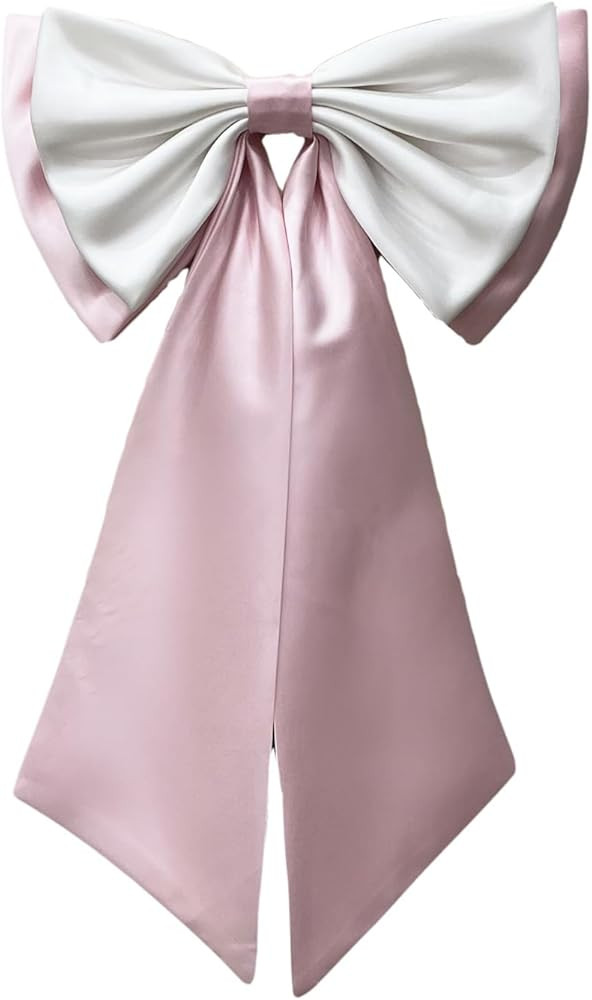 Detachable Satin Bow with Short Tail for Bridal Dress Women | Amazon (US)