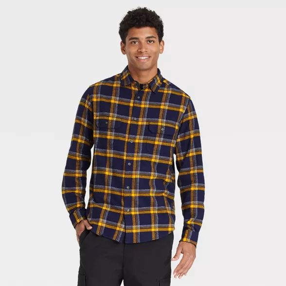 Men's Standard Fit Long Sleeve Button-Down Shirt - Goodfellow & Co™ | Target