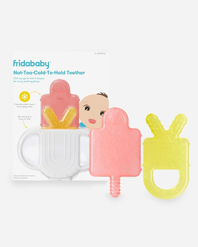 Frida Baby Silicone Teething Toys, 4-in-1 Teether for Babies & Infants | Amazon (US)