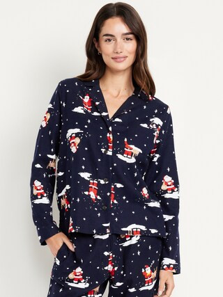 Flannel Pajama Top | Old Navy (US)