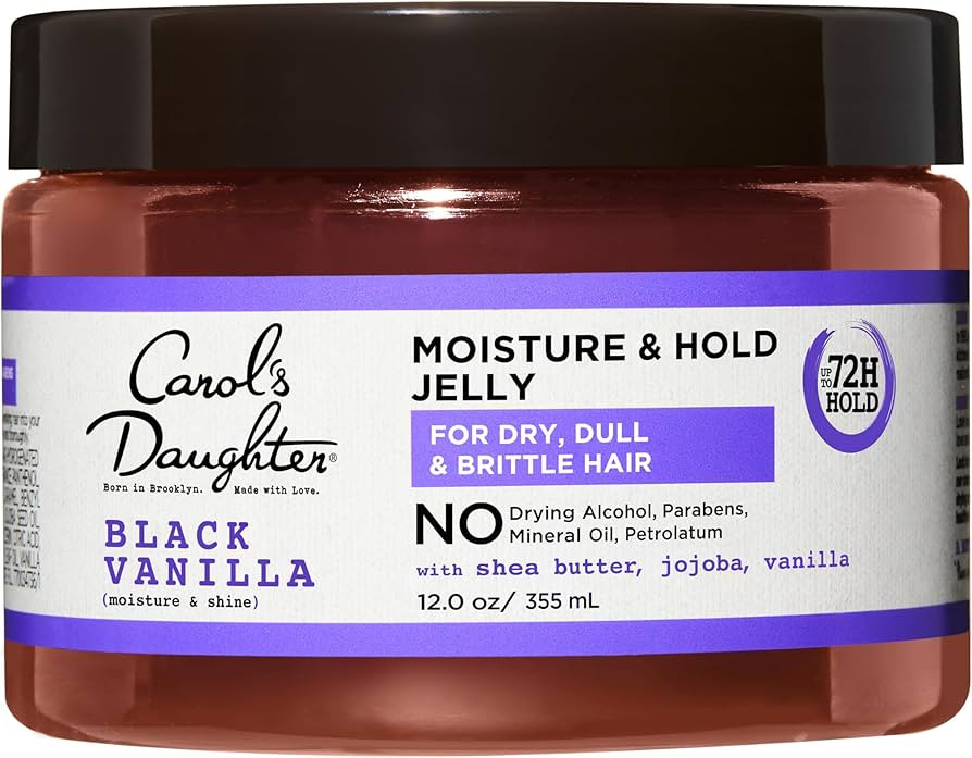 Carol's Daughter Black Vanilla Moisture and Hold Jelly, Hair Gel For Dry Hair with Shea Butter, J... | Amazon (US)