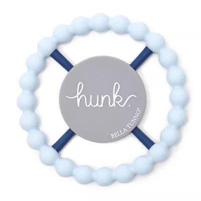Bella Tunno Hunk Silicone Teether in Blue | buybuy BABY | buybuy BABY