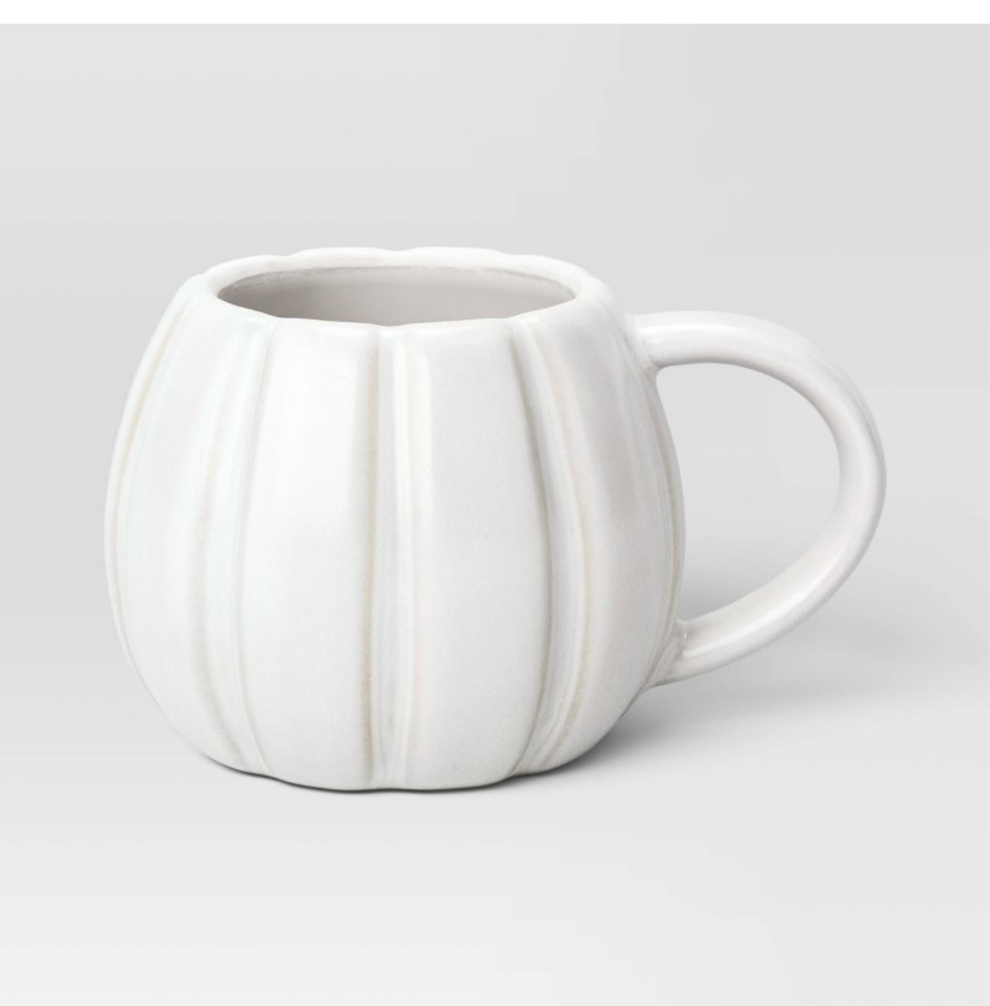 Target White Pumpkin Mug 

#LTKSeasonal
