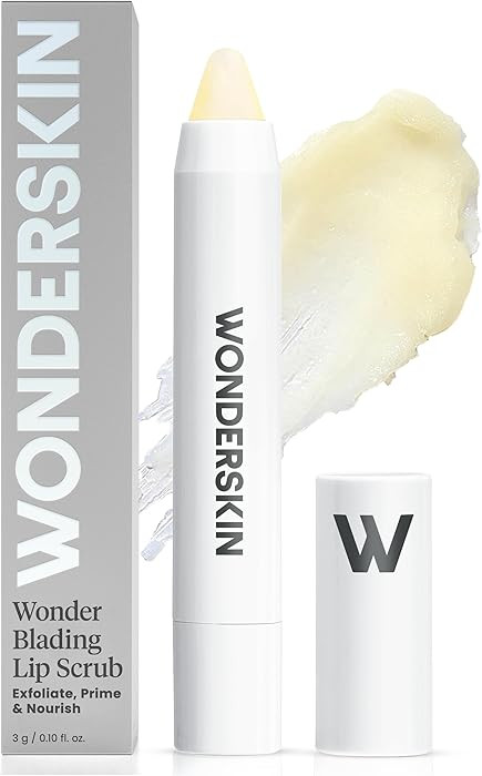 Wonderskin 3-in-1 Lip Scrub Exfoliator & Moisturizer, Lip Exfoliator Scrub, Hydrating Balm for So... | Amazon (US)
