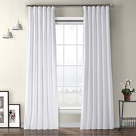 HPD Half Price Drapes Italian Faux Linen Curtains for Bedroom 50 X 96 (1 Panel), FLCH-FM20124-96, Do | Amazon (US)