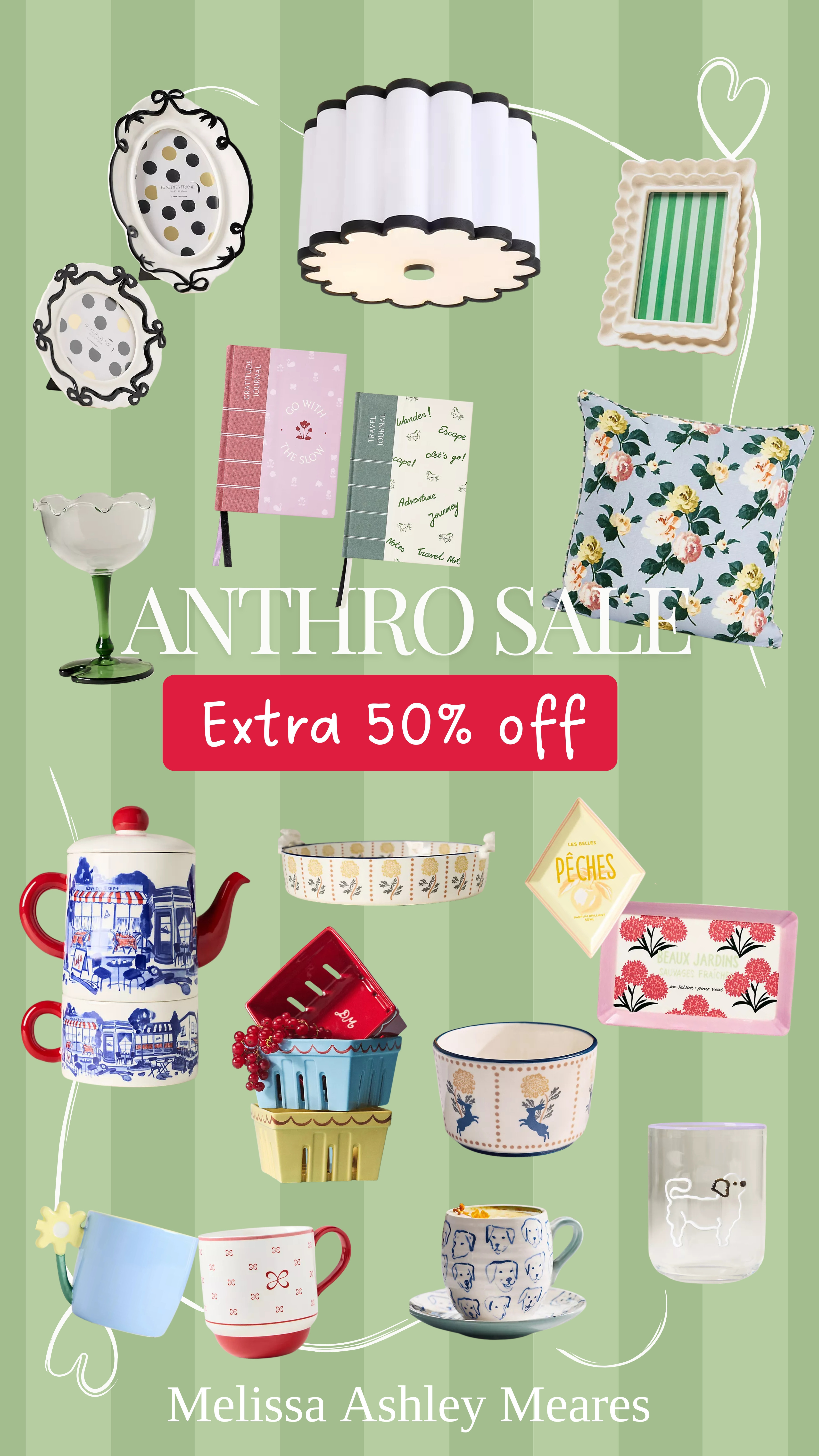 Anthro Sale Finds (Extra 50% Off 👀)
I rounded up some of my favorite Anthropologie finds and they’re an extra 50% off right now!

icon dog glass, tea pot, picture frames, chandelier, floral pillow, espresso cups, coffee cups, tea cups, trinket dish, berry bowls, casserole dish, baking dish
 

 #LTKHome #LTKSaleAlert