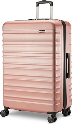 Amazon Basics 30" Hardside Large Checked Luggage, Expandable For Up to 15% More Space, Scratch-Re... | Amazon (US)