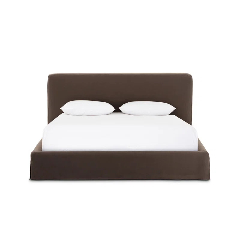 Mully Slipcover Bed-Savoy Coffee-Queen | Wayfair North America