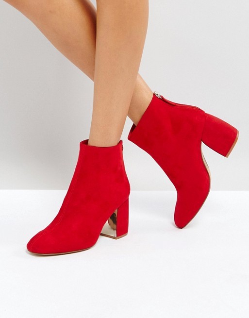 Stradivarius Block Heel Ankle Boot | ASOS US