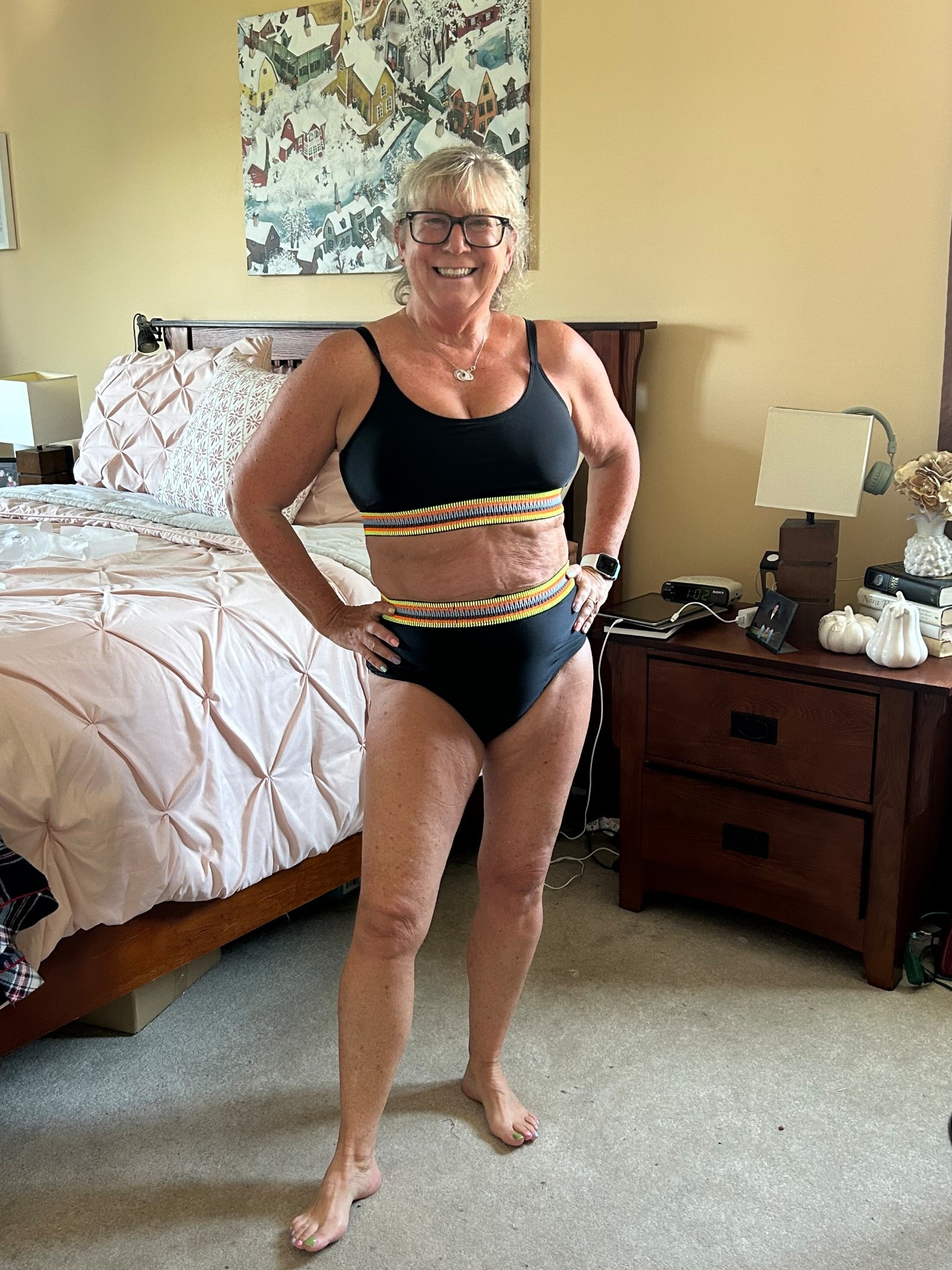 You can still wear a two piece over 60. Summer is for you 

#LTKSwim #LTKOver40 #LTKMidsize