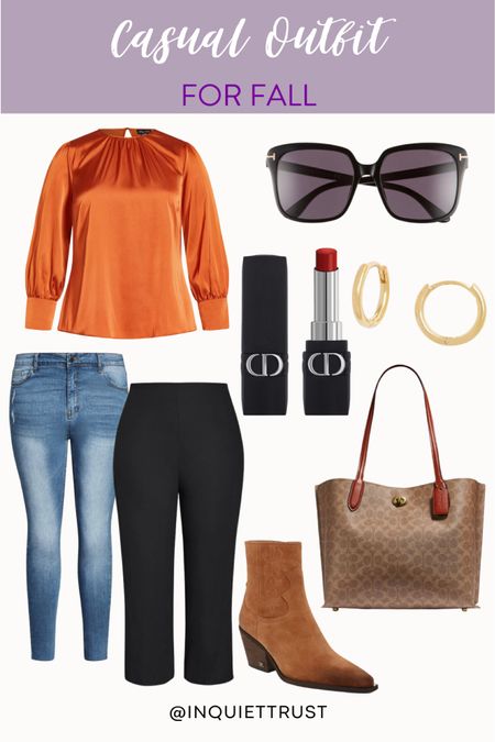Wear this casual outfit idea as an everyday look for fall!
#curvyoutfit #outfiinspo #easyoutfitidea #casuallook

#LTKFind #LTKSeasonal #LTKstyletip