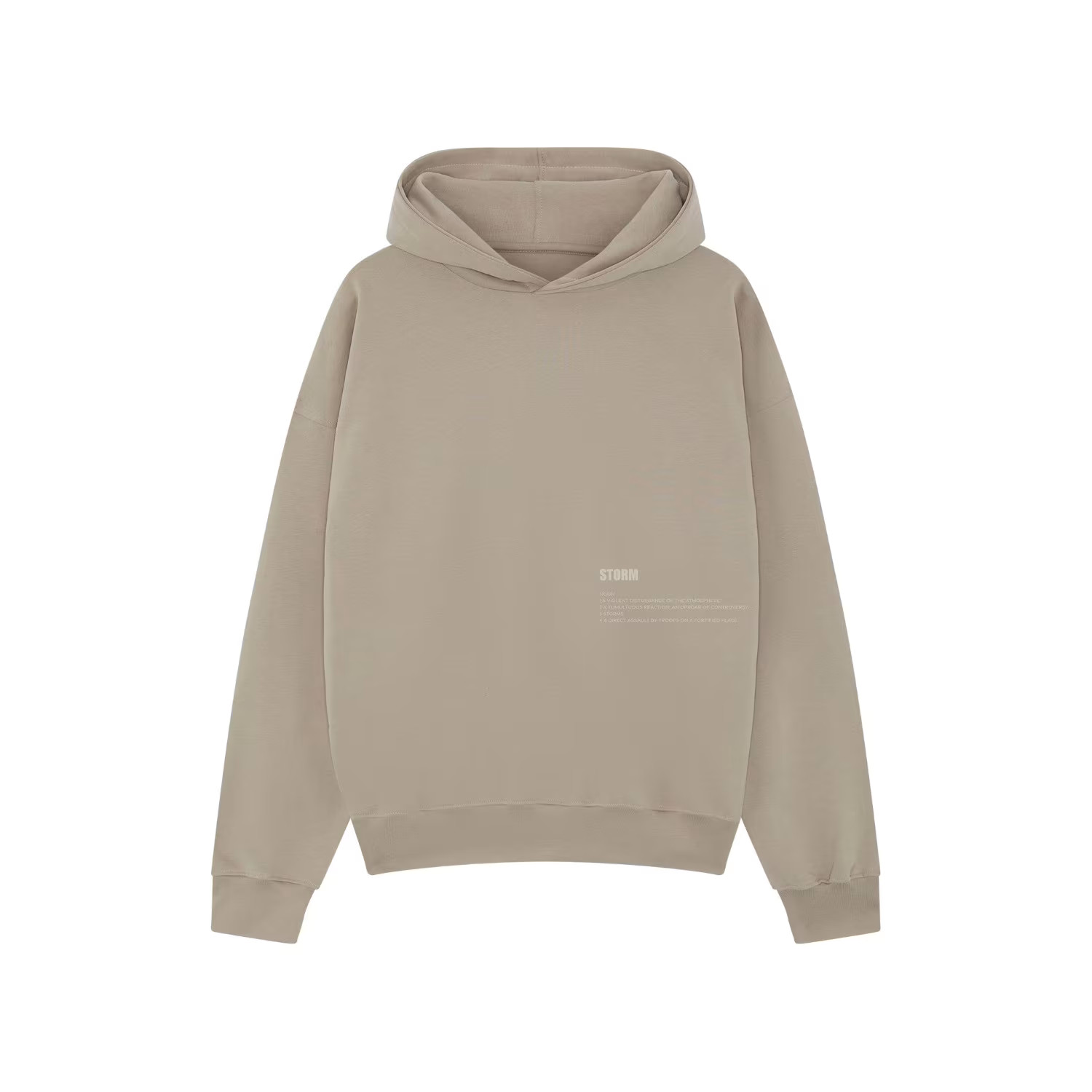 Everyday Oversized Hoodie Stone | Wolf & Badger