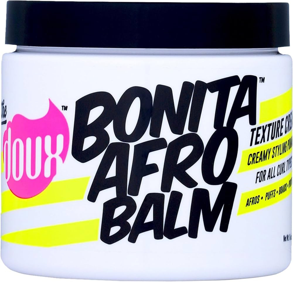 The Doux BONITA AFRO BALM - Texture Styling Cream - Pomade for Women and Men - Add Shine, Softnes... | Amazon (US)